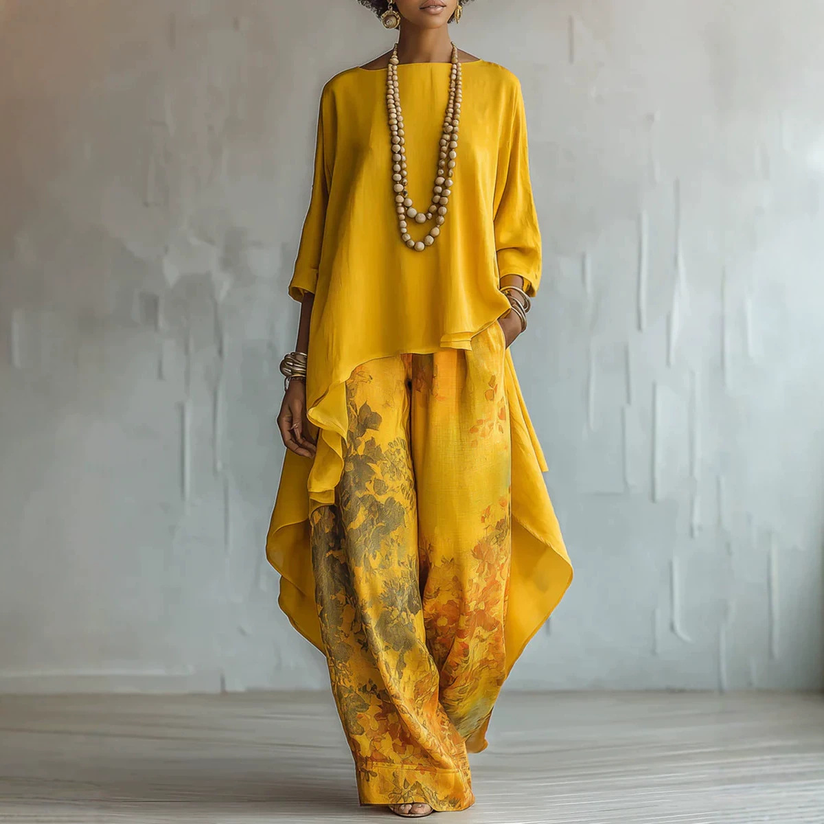 Linen Pant Wide - Ensemble de tenue en lin 2