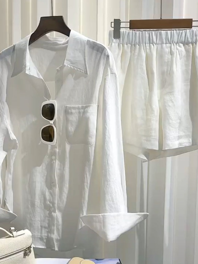 Ensemble chemise en lin pour f - Linen Pant Wide avis et prix