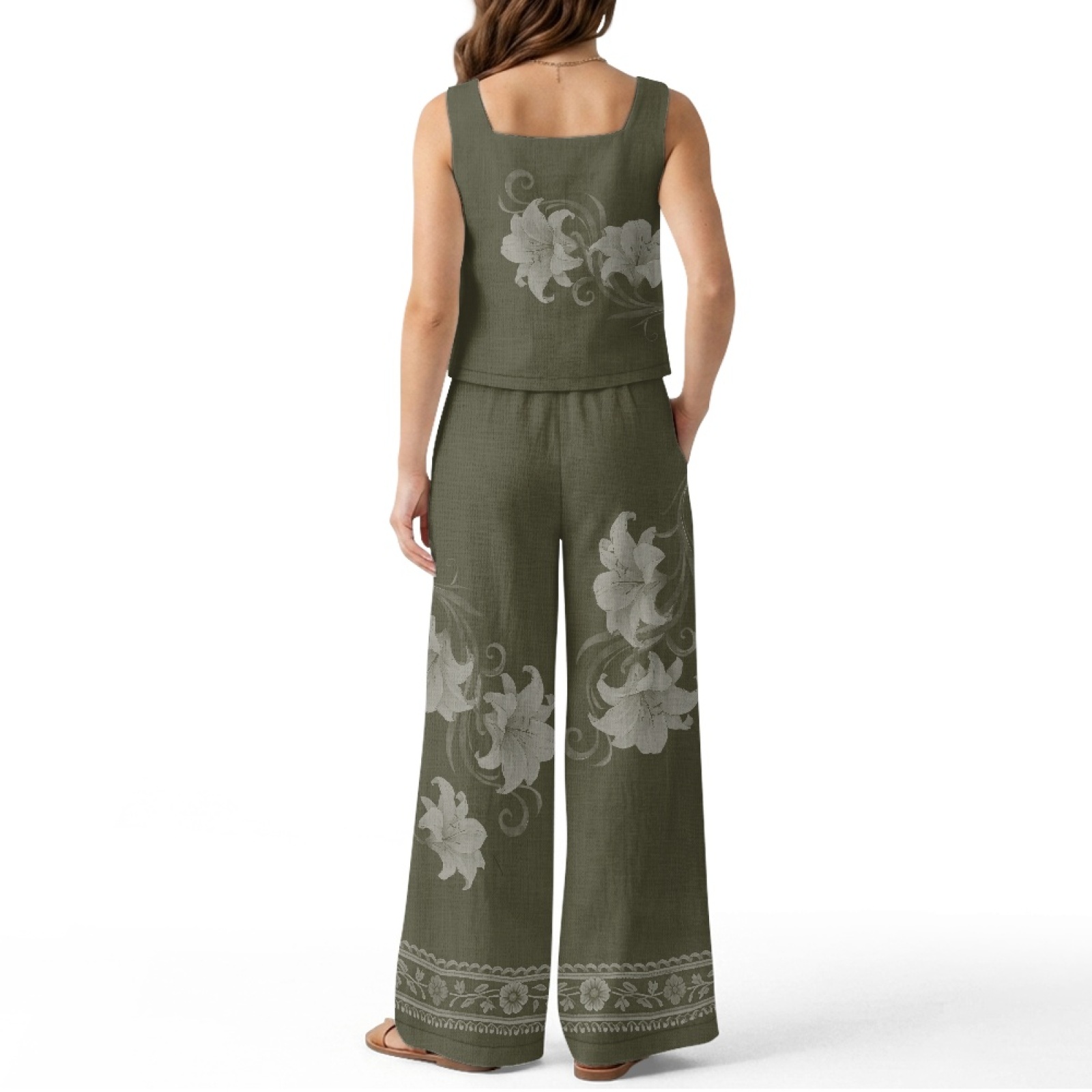 INSTANTARTS Ensemble de gilets - Linen Pant Wide avis et prix