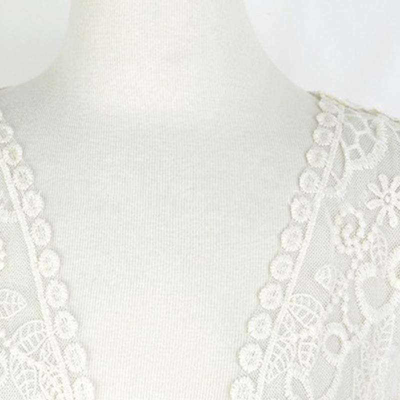 Femmes en dentelle Open Front  - Kimono Sheer Floral avis et prix